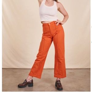 Big Bud Press Western Pants in Burnt Orange. Size XS.